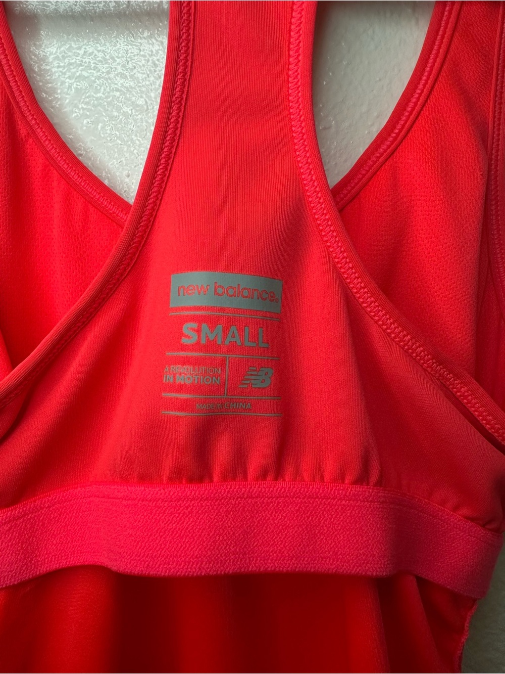 New Balance Neon Pink Racerback Tank Top - Picture 11 of 11